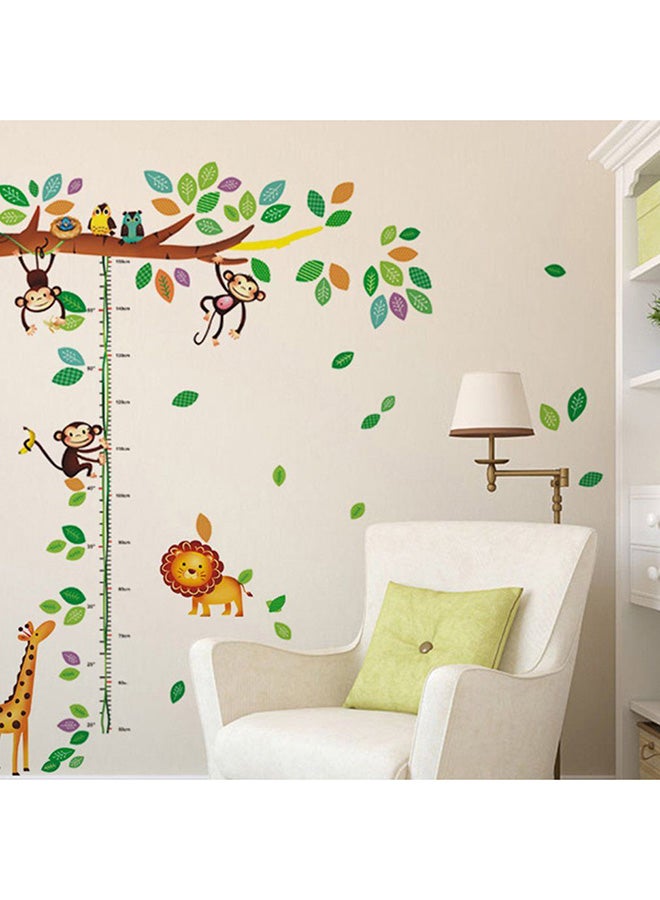 OUTAD Cartoon Monkey Decorative Wall Sticker Multicolour - Image 4