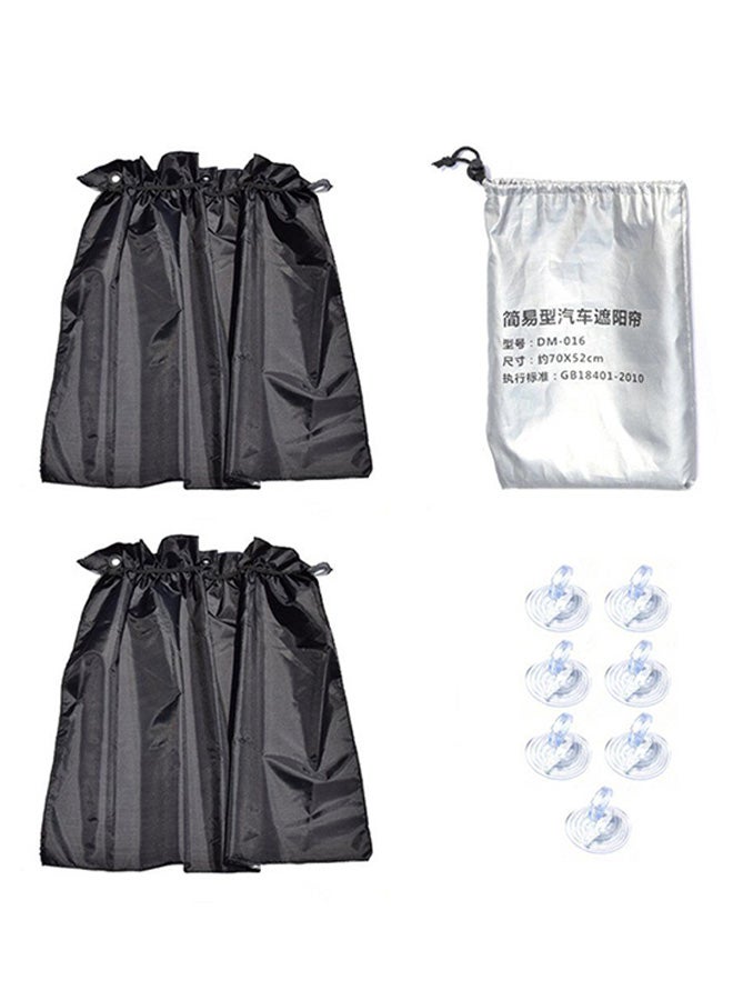 OUTAD - 2-Piece UV Protected Side Window Curtain Set With Suction Cup And Storage Bag - Image 1