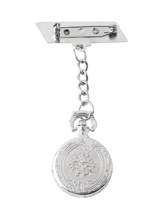 ليشب ساعة جيب بعقارب مصنوعة من إستانلس إستيل  تشبه ساعة الممرضات طراز TG53500 unisex  - Image 2