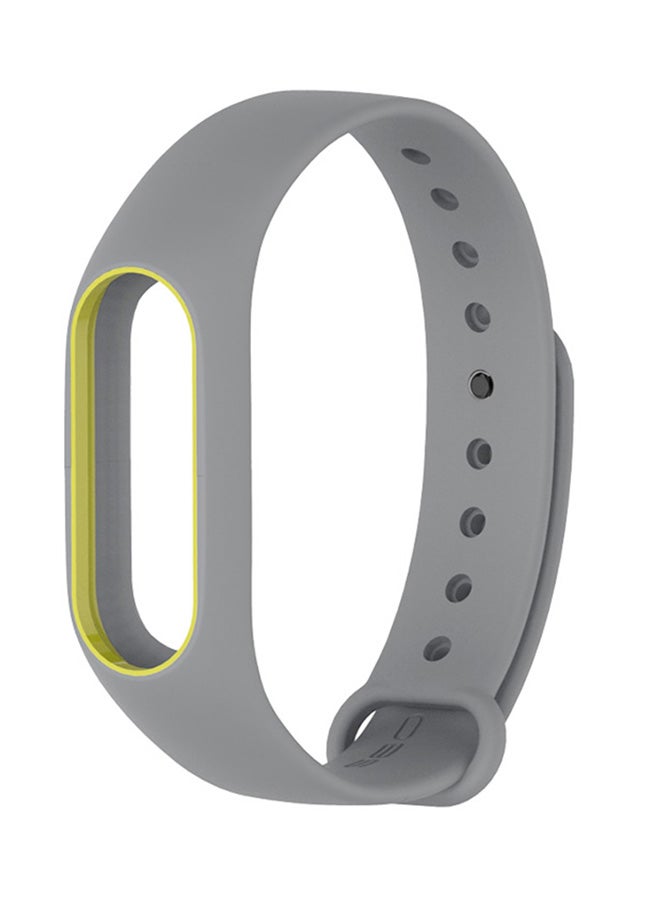 ليشب سوار ميبوس بديل من السيليكون ومقاوم للماء لسوار شاومي مي باند 2 رمادي - Image 1