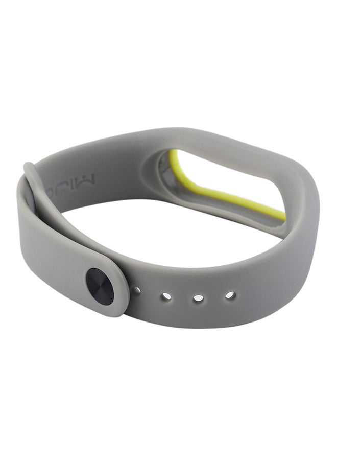 ليشب سوار ميبوس بديل من السيليكون ومقاوم للماء لسوار شاومي مي باند 2 رمادي - Image 2