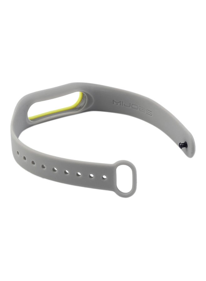ليشب سوار ميبوس بديل من السيليكون ومقاوم للماء لسوار شاومي مي باند 2 رمادي - Image 5