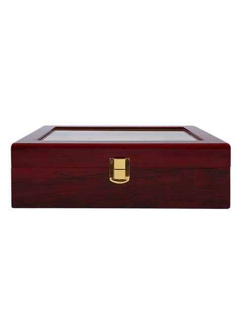 10-Grid Wooden Watch Box ZG944700