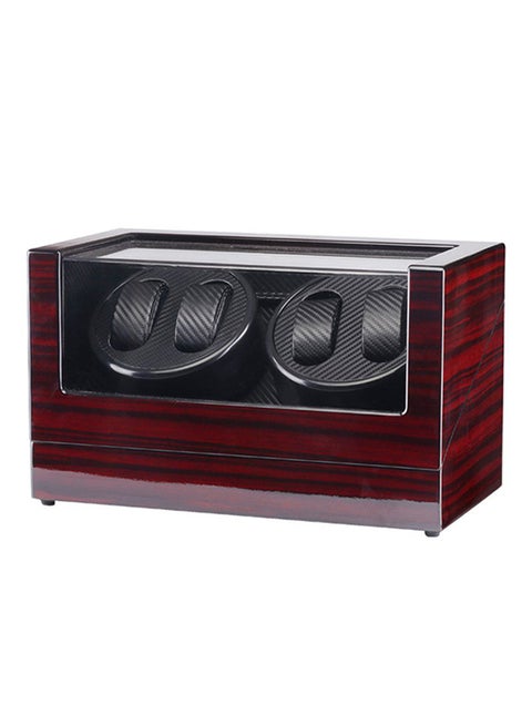 unisex 4-Slot Double Head Rotating Winder Watch Display Box ZS335100