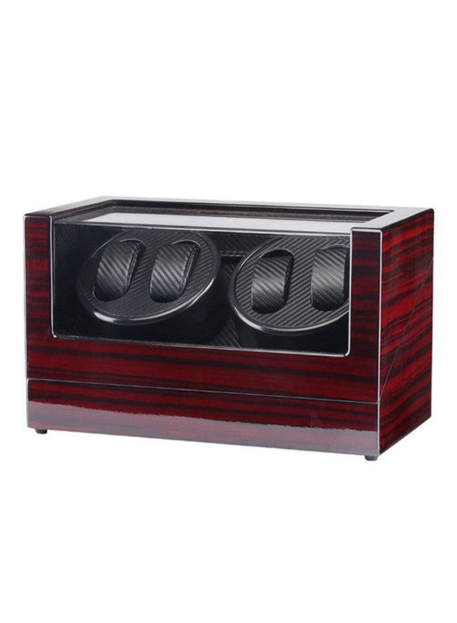 unisex 4-Slot Double Head Rotating Winder Watch Display Box ZS335100