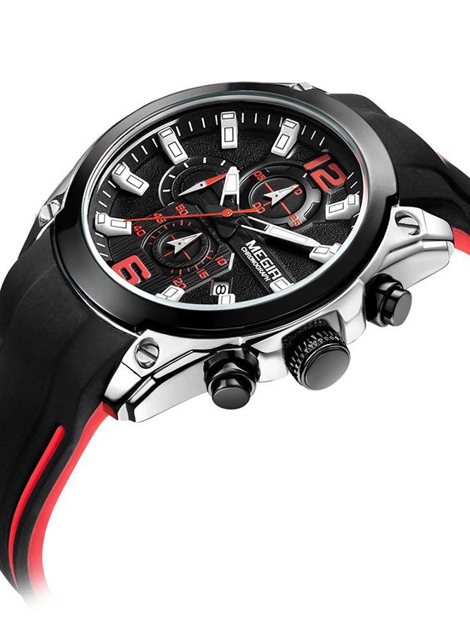 MEGIR Men's Waterproof Luminous Clock Chronograph Watch ZS347703 - Image 2