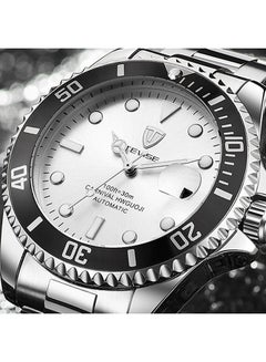 Tevise Men's Luminous Alloy Mechanical Watch ZS531803 - 43 mm - Silver  - Image 2