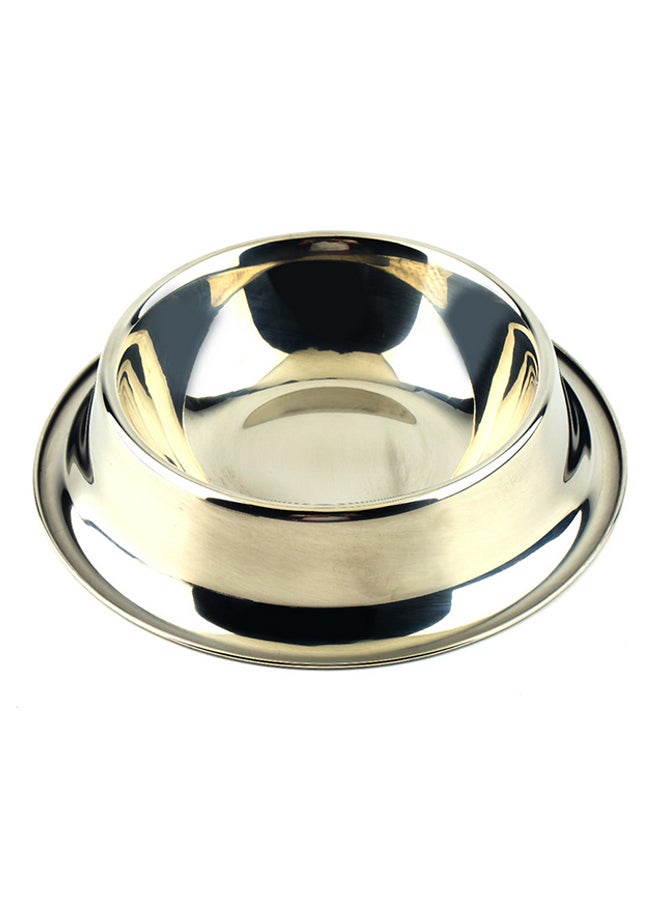 OUTAD Stainless Steel Food And Drink Water Bowl Silver 1yard - Image 2