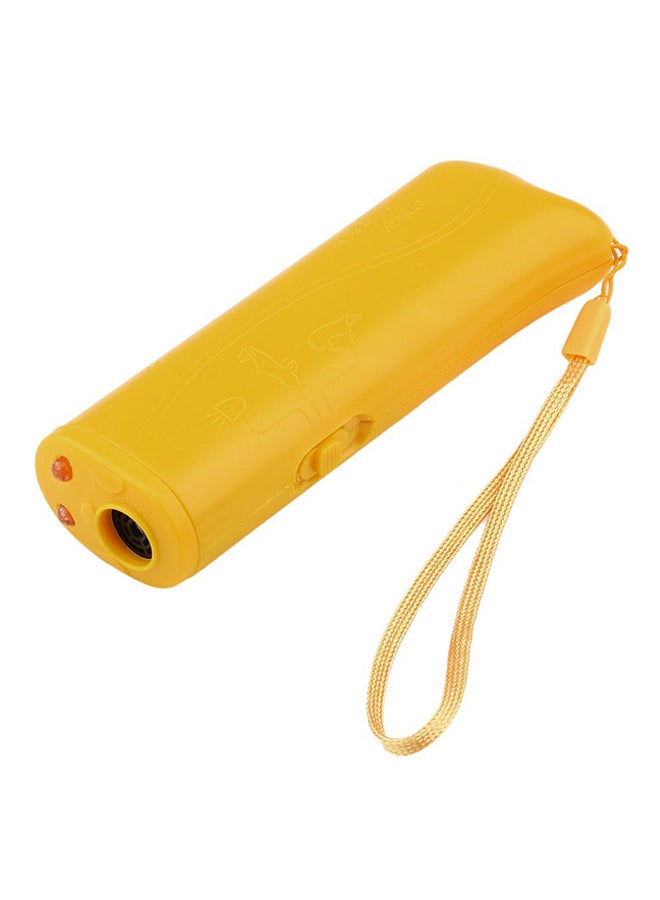 OUTAD Ultrasonic Anti Bark Training Device Yellow 130x30x50mm - Image 1
