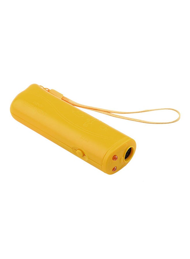 OUTAD Ultrasonic Anti Bark Training Device Yellow 130x30x50mm - Image 2