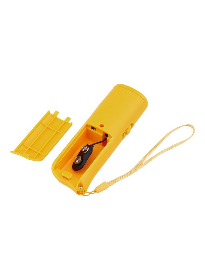 OUTAD Ultrasonic Anti Bark Training Device Yellow 130x30x50mm - Image 3
