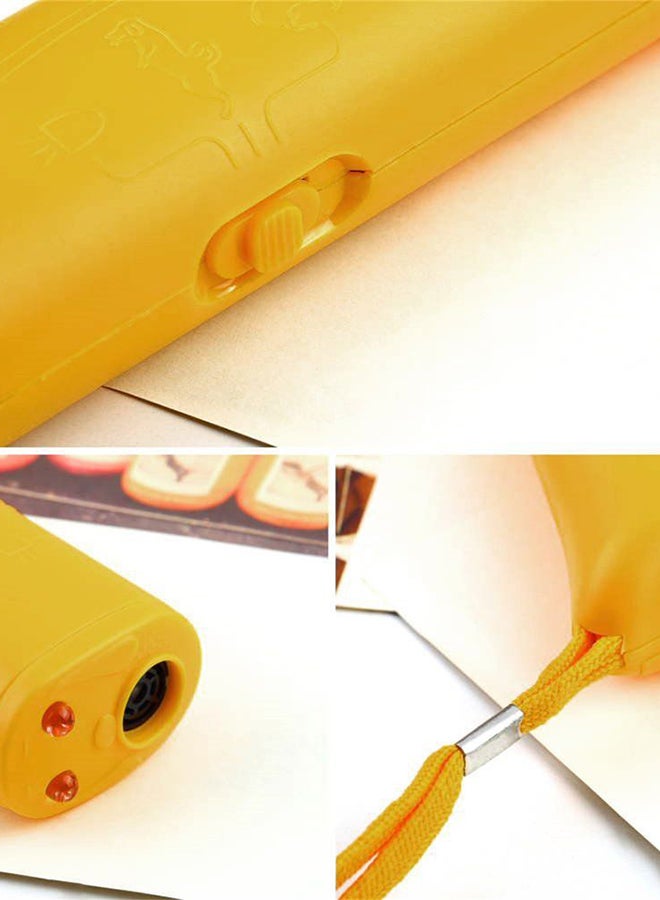 OUTAD Ultrasonic Anti Bark Training Device Yellow 130x30x50mm - Image 5