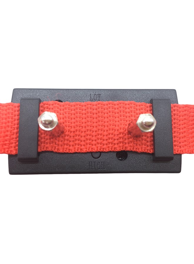 أوتاد جهاز لتدريب الكلاب على عدم النباح على شكل طوق عنق أحمر وأسود 68x29x35مم - Image 4