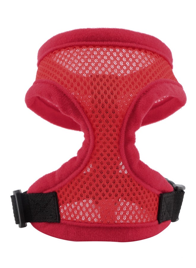 OUTAD Breathable Harness Collar Leash Strap Red Myard - Image 2