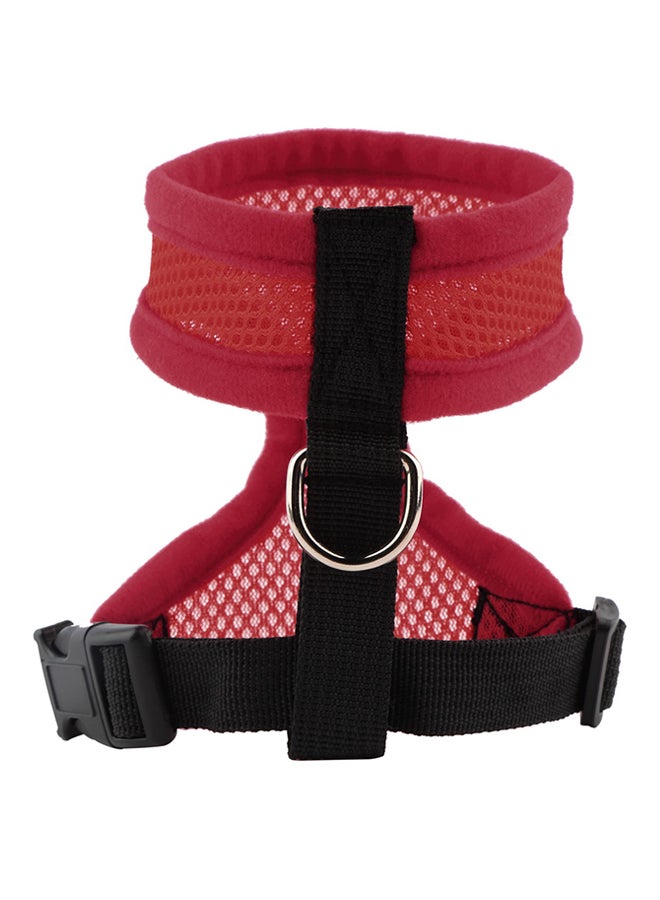 OUTAD Breathable Harness Collar Leash Strap Red Myard - Image 4