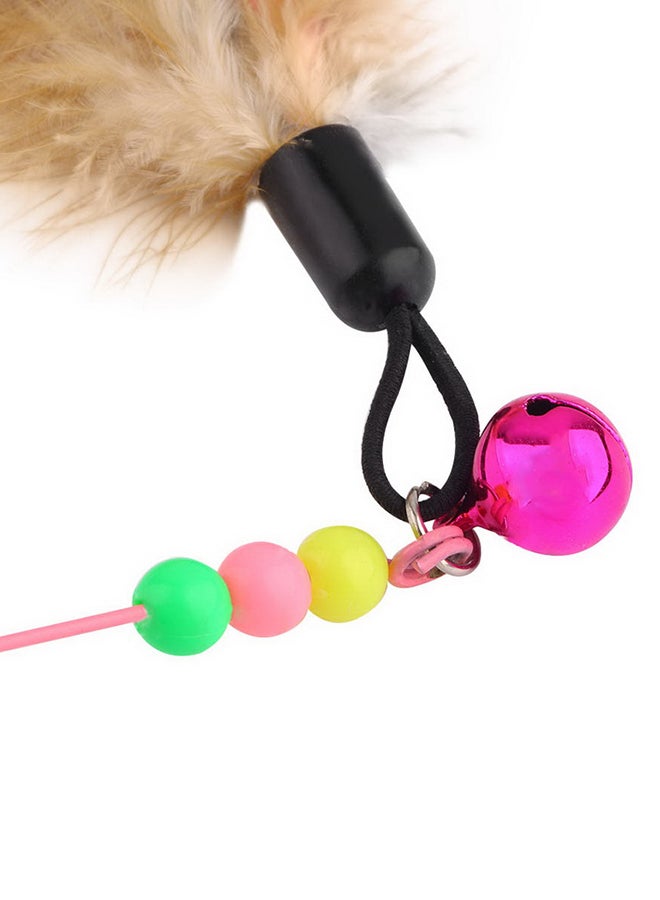 Wire Chaser Wand Teaser Feather Toy Multicolour - v1518103538/N13246157A_4