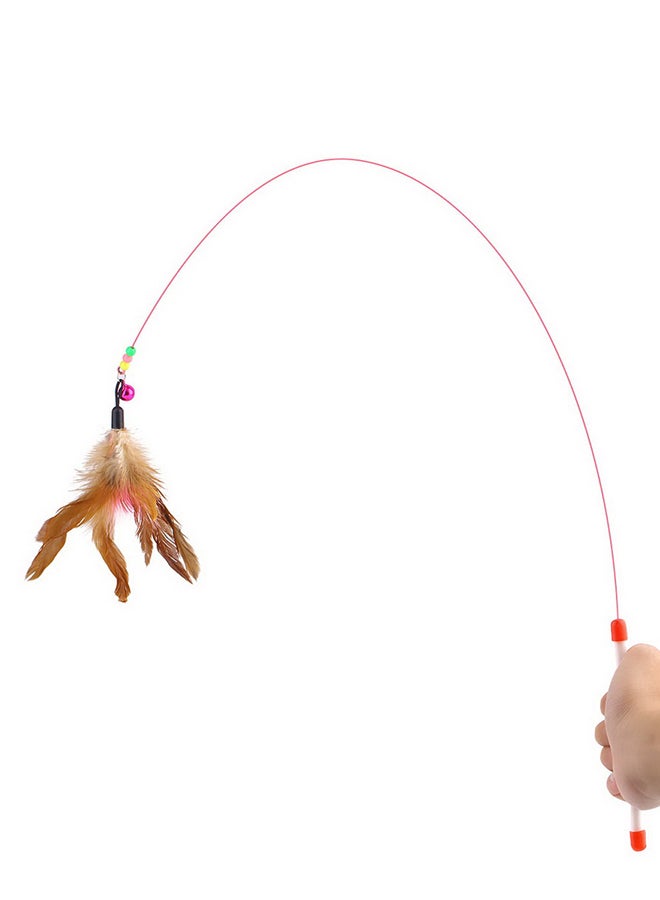 Wire Chaser Wand Teaser Feather Toy Multicolour - v1518103538/N13246157A_5