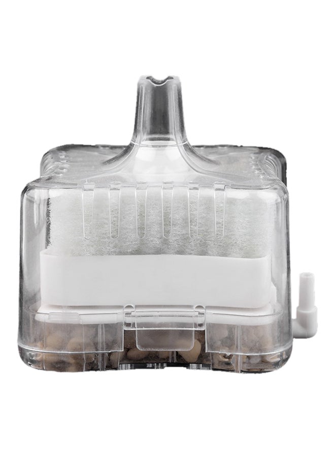 OUTAD Biochemical Sponge Tank Filter Oxygen Pump White 85x90x80mm - Image 2