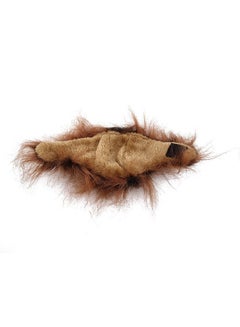 OUTAD Lion Mane Wig Costume With Ears Brown Mediumyard  - Image 5
