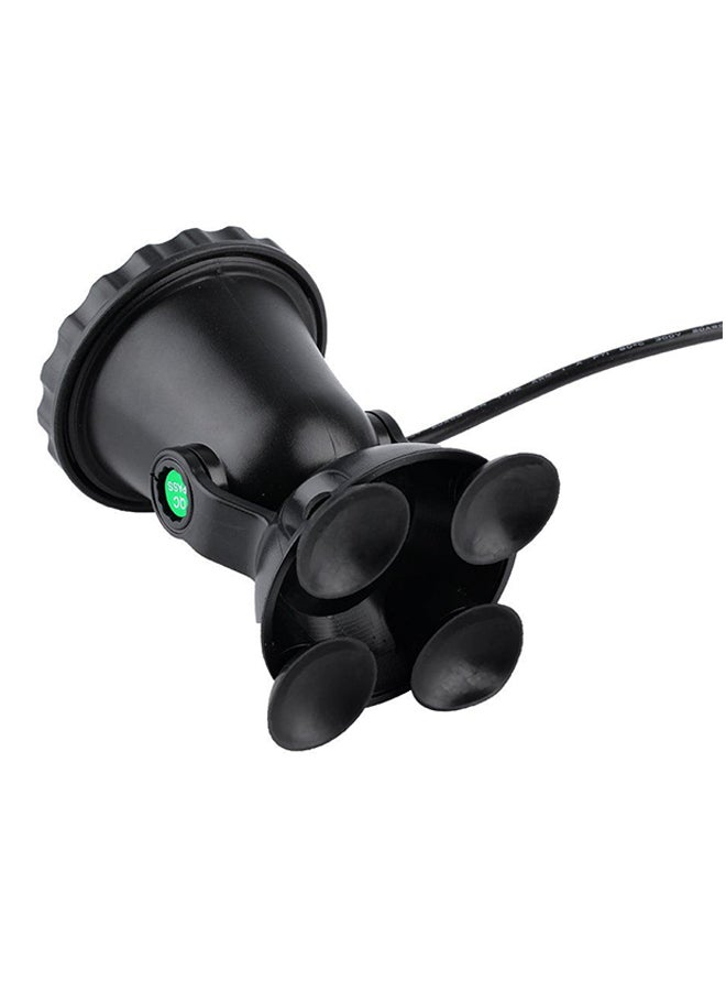 OUTAD - 4-Piece Underwater Garden Fountain Spot Light Black - Image 1
