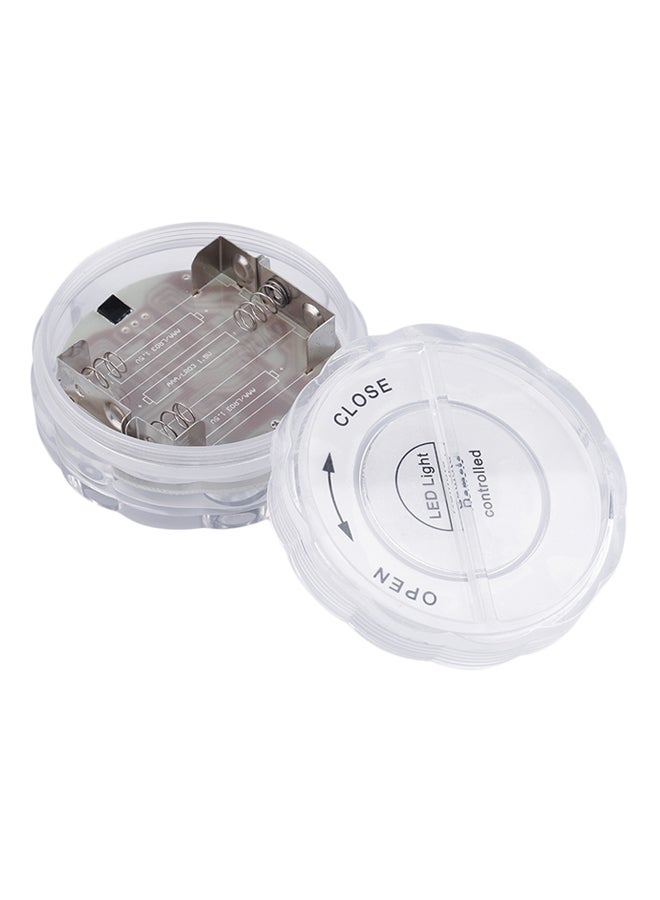 OUTAD - 10-LED Submersible Waterproof Light With Remote Control Clear - Image 1
