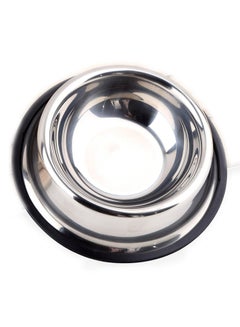 OUTAD Pet Food Water Bowl Silver  - Image 2
