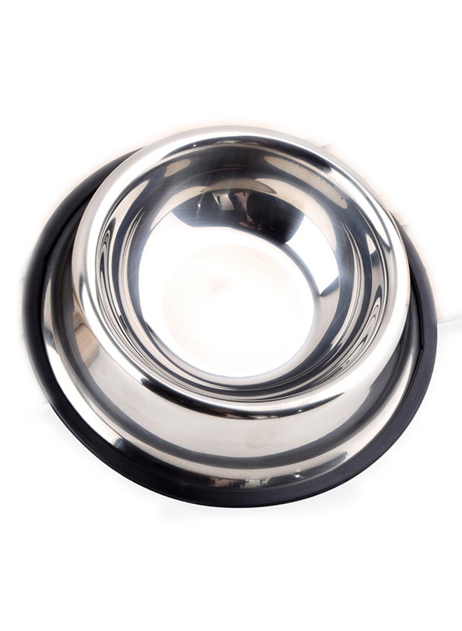 أوتاد وعاء الطعام والماء للحيوانات الأليفة فضي - Image 2