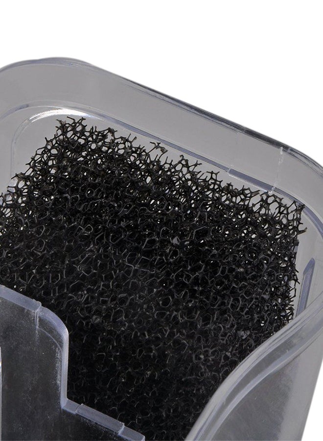 أوتاد مضخة أكسجين لحوض الأسماك شفاف/ أسود 110x120x90مم - Image 3