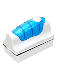 OUTAD Double Surface Magnetic Aquarium Fish Tank Cleaner White/Blue Lyard  - Image 1