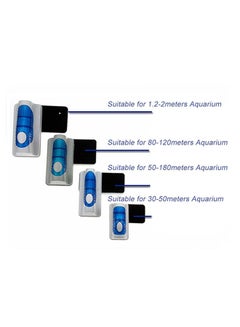 OUTAD Double Surface Magnetic Aquarium Fish Tank Cleaner White/Blue Lyard  - Image 5