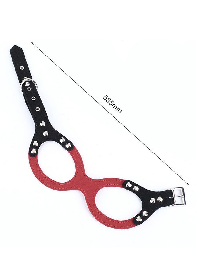 OUTAD Adjustable Comfort Pet Harness Belt Black/Red Lyard - Image 4