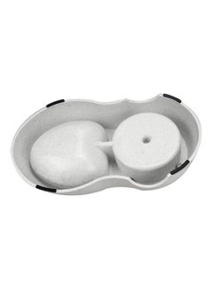 OUTAD Automatic Water And Food Feeder Dispenser White  - Image 5