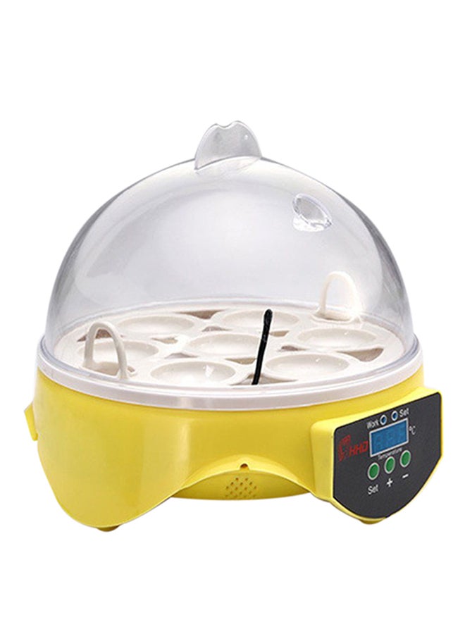 OUTAD - 7 Eggs Automatic Turning Incubator ZM436701 Yellow - Image 1