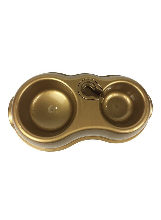 أوتاد جهاز آلي لتوزيع طعام الحيوانات الأليفة والماء ذهبي - Image 4