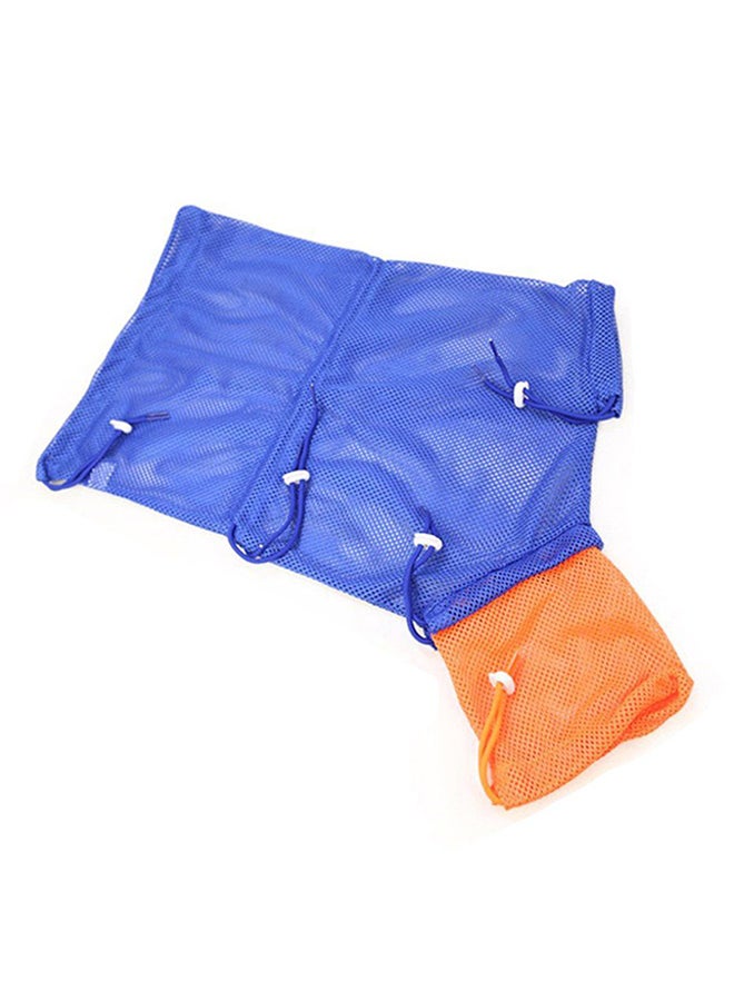 أوتاد حقيبة أدوات الاستحمام من البوليستر الشبكي متعددة الوظائف أزرق - Image 1