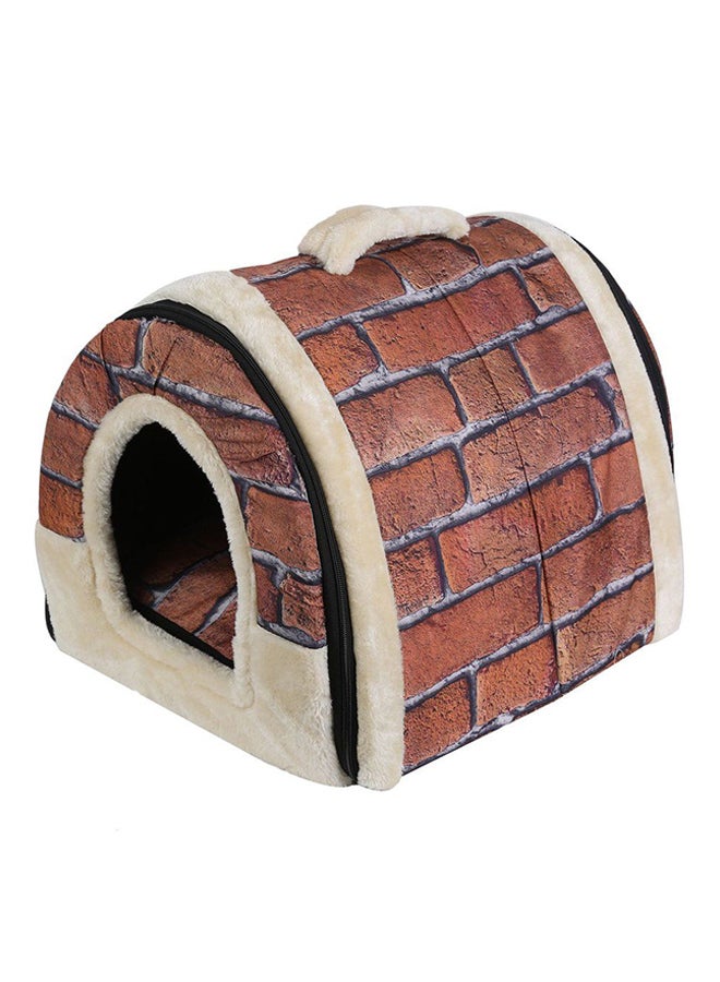 أوتاد منزل للحيوانات الأليفة متعدد الوظائف قابل للطي بني/بيج Mياردة - Image 1