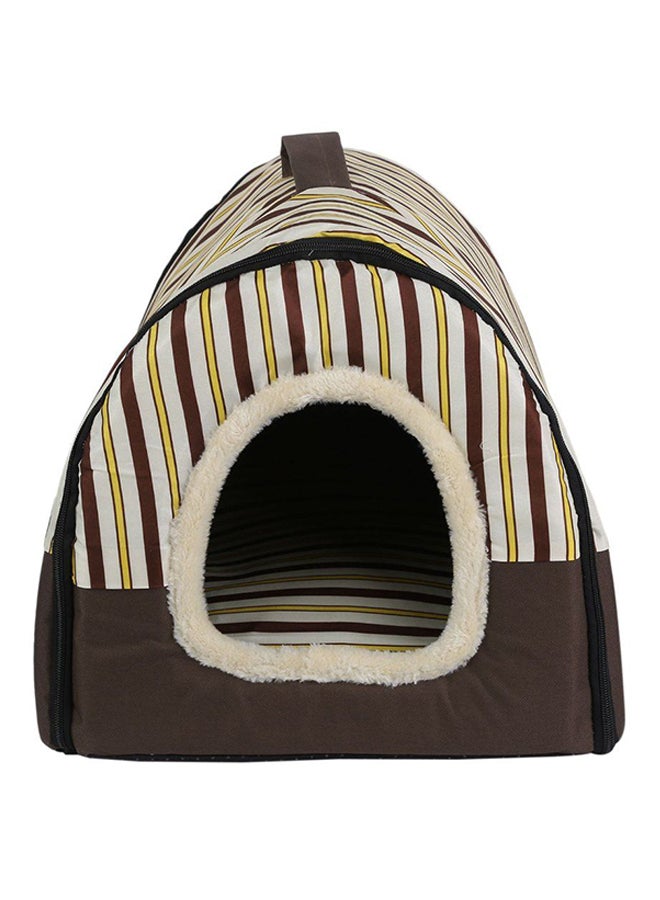 OUTAD Foldable Multifunctional Pet House Brown/Beige Lyard - Image 3