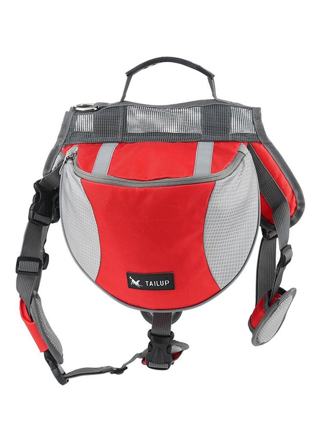 OUTAD Tailup Outward Hiking And Traveling Backpack Red/Grey Syard - Image 2