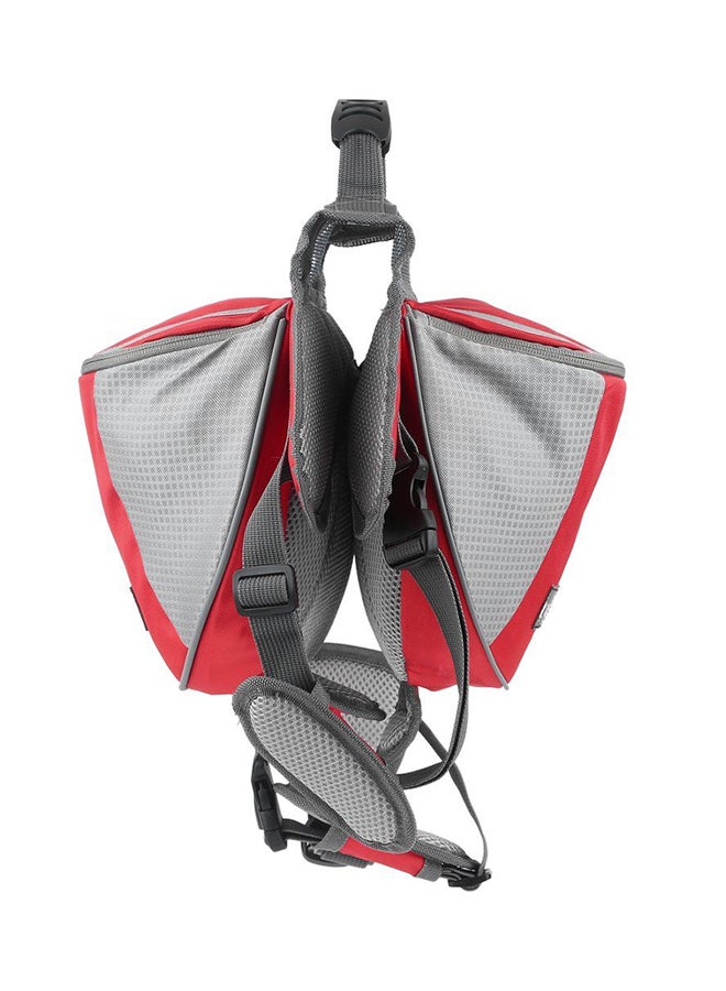 OUTAD Tailup Outward Hiking And Traveling Backpack Red/Grey Syard - Image 4