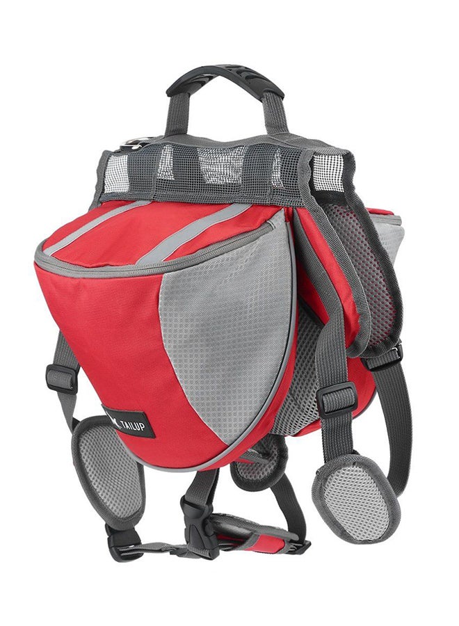 OUTAD Tailup Outward Hiking And Traveling Backpack Red/Grey Syard - Image 5
