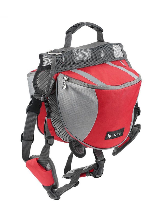 OUTAD Tailup Outward Hiking And Traveling Backpack Red/Grey Lyard - Image 3