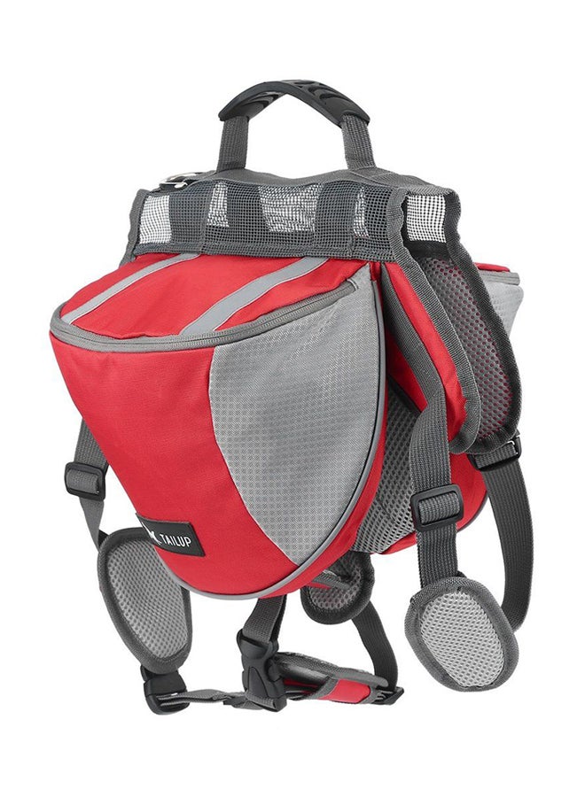 OUTAD Tailup Outward Hiking And Traveling Backpack Red/Grey Lyard - Image 5