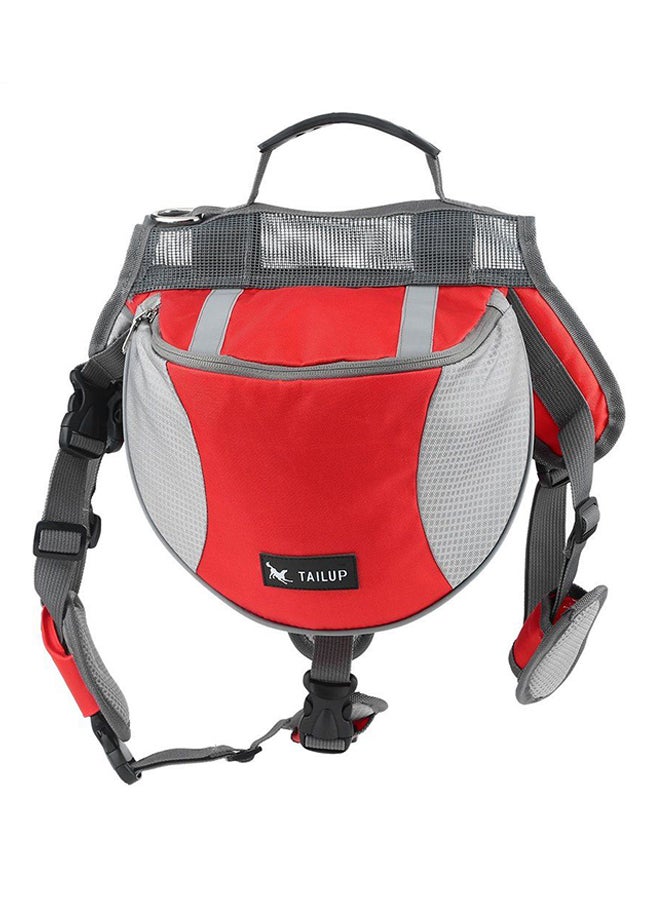 OUTAD Tailup Outward Hiking And Traveling Backpack Red/Grey Lyard - Image 2