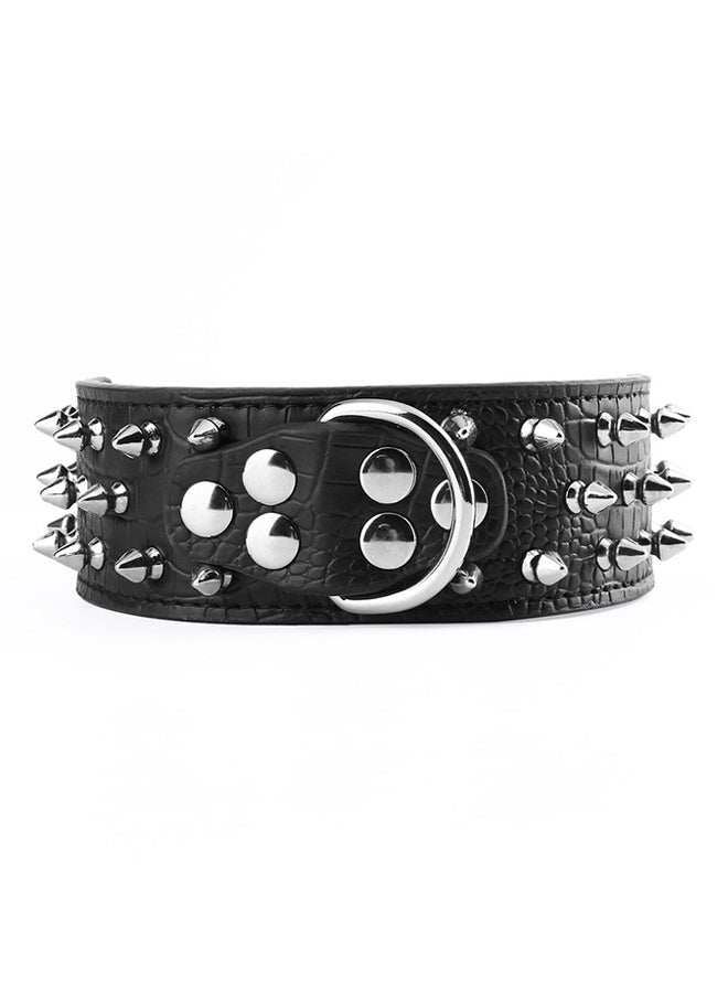 OUTAD Rivets PU Leather Collar Black Myard - Image 1
