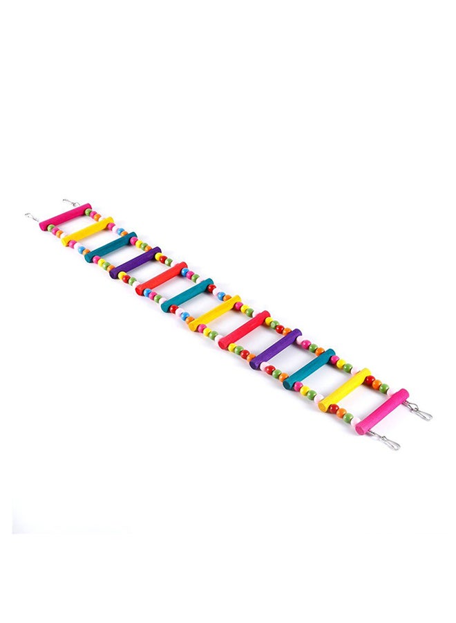 أوتاد لعبة سلم تسلق الجسر مكوّن من 12 درجة متعدد الألوان - Image 1