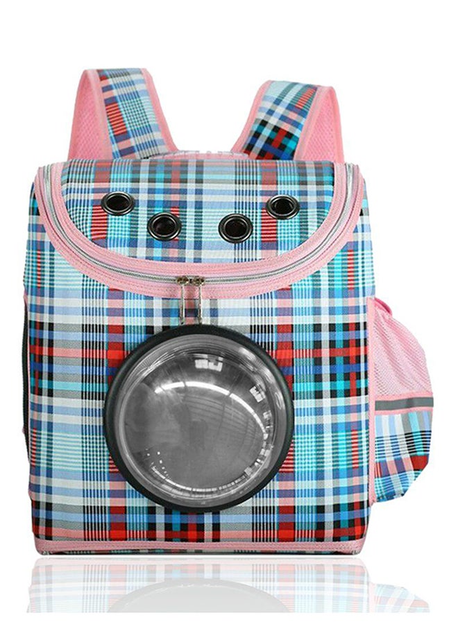 OUTAD Cabin Shaped Pet Carrier Outdoor Backpack Multicolour 37x31x19cm - Image 2