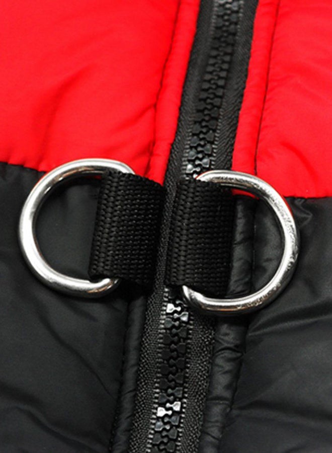 OUTAD Warm Padded Coat Down Vest Jacket Red/Grey  - Image 2