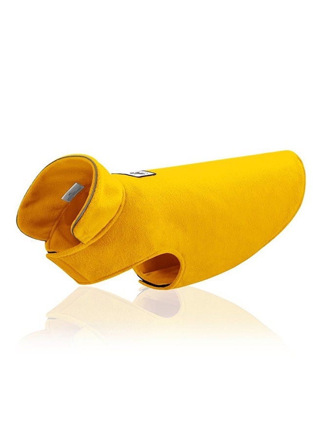 OUTAD Warm Double-Sided Polar Fleece Coat Yellow  - Image 1