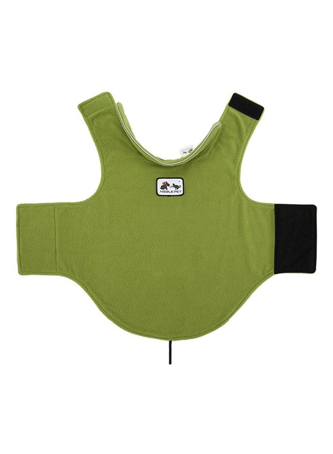 OUTAD Warm Double-Sided Polar Fleece Coat Green - Image 3