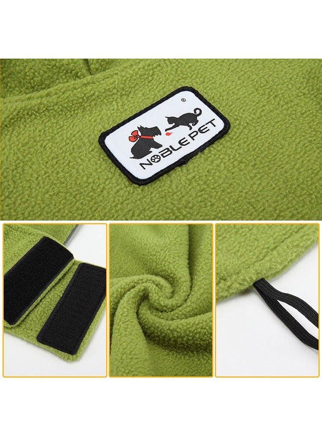 OUTAD Warm Double-Sided Polar Fleece Coat Green - Image 4